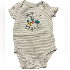 Carter's Gray Striped Bodysuit - Mommy's Little Sprout